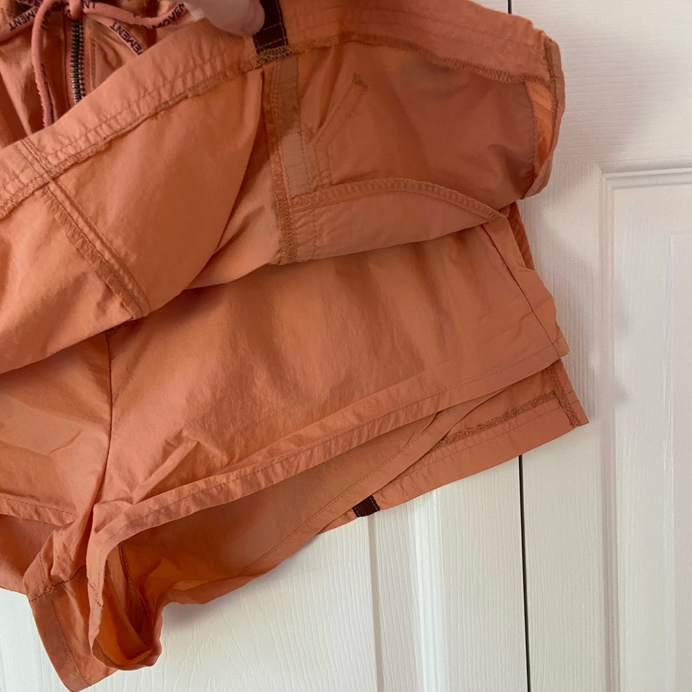 FP Movement by Free People Peach Utility Skort with Brown Trim - Picture 2 of 6